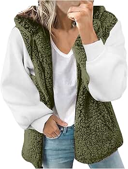 Amazon.com: Drawstring Hooded Sleeveless Sweatshirt for Women